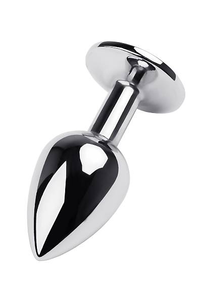 Metal by TOYFA anal k�l�f, Metal, g�m��, siyah kristalli, 7 cm, � 2,8 cm, 50 g