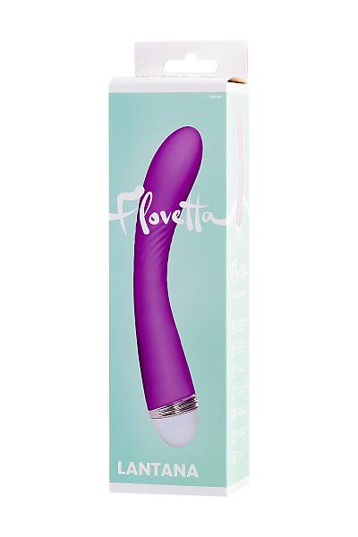 Flovetta by Toyfa Lantana vibrat�r�, Silikon, mor, 22 cm
