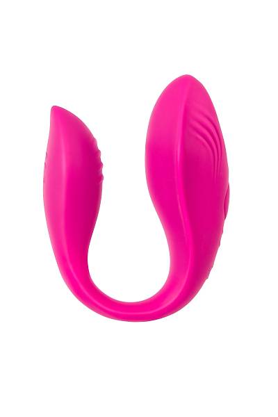 A-Toys by TOYFA Cobrum �iftler ��in Vibrat�r, Silikon, Pembe, 9,6 cm