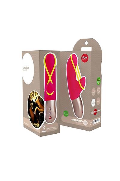 Fun Factory AMOR�NO vibrat�r, silikon, pembe, 17 cm