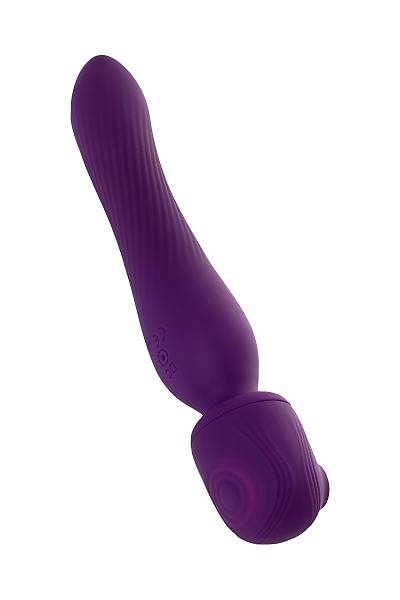 JOS 2'si 1 arada Kisom Stim�lat�r�, Silikon, Mor, 24 cm