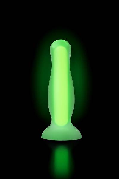 Beyond by Toyfa Mortimer Glow Karanl�kta Parlayan Anal Plug, Silikon, �effaf, 12,5 cm