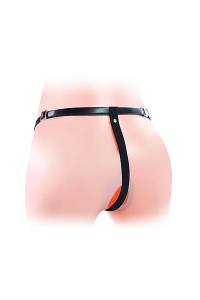 Vibrating Unisex Hollow Strap On