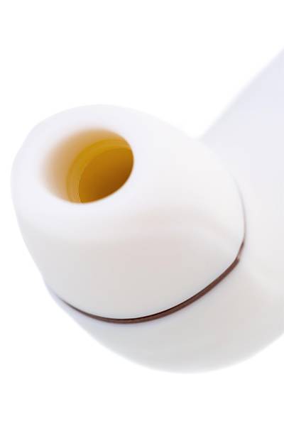 Satisfyer Pro Plus Klitoral stimlatr  Titreim, Silikon + ABS plastik, beyaz, 19 cm.