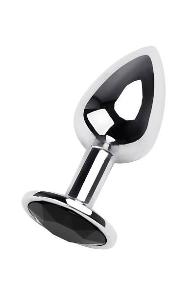 Metal by TOYFA anal k�l�f, Metal, g�m��, siyah kristalli, 7 cm, � 2,8 cm, 50 g