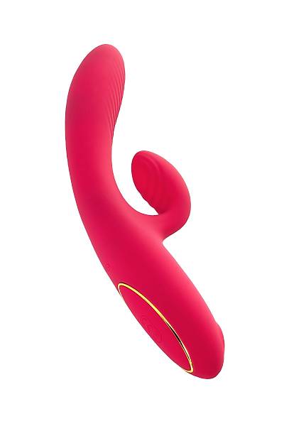 JOS Enila vakum dalgas� uyar�ml� vibrat�r, silikon, pembe, 23 cm