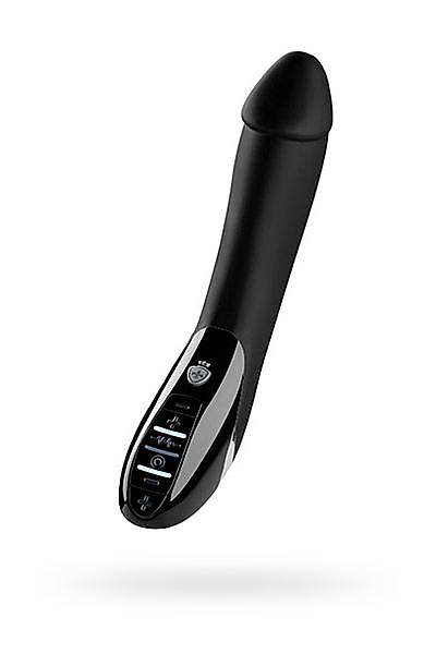 Mystim Tickling Truman Elektro Stim�lasyonlu Silikon Vibrat�r Siyah, 27cm