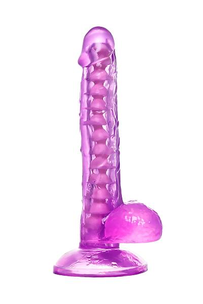 A-Toys by TOYFA Celiam taraf�ndan ger�ek�i yapay penis, TPE, mor, 20,5 cm