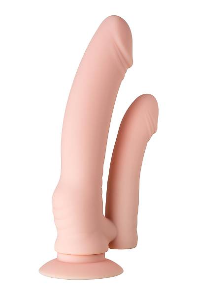 Ger�ek�i TOYFA A-Toys Twint yapay penis, silikon, ��plak, 19,5 cm