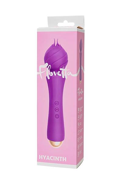 Flovetta by Toyfa HYACNTH Vibratr, Silikon, Mor, 21,5 cm