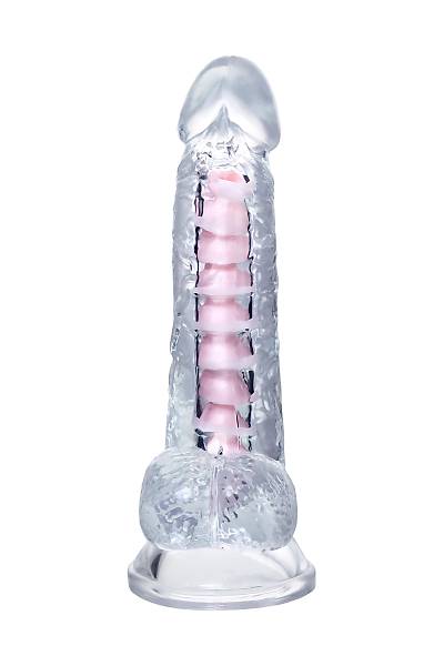 A-Toys by TOYFA Esnek Paret yapay penis, TPE, Transparan, 18 cm