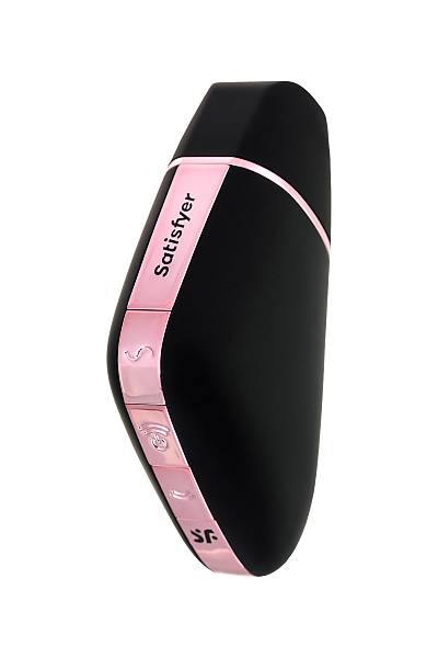 Satisfyer Love Triangle Vakum Dalgas� Klitoral Stim�lat�r, Silikon, Siyah, 8,8 cm