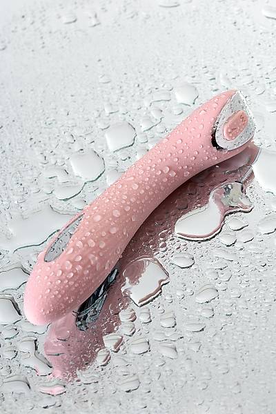 PHYSCS TESLA G-PONT elektro stimlasyonlu vibratr, silikon, pembe, 21 cm