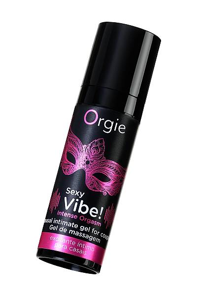 ORGE Isnma ve soutma etkisi olan Sexy Vibe Intense Orgasm Masaj Jeli, 15 ml