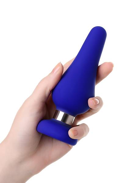 ToDo by Toyfa Slassic anal k�l�f, Boyut L, silikon, mavi, 13 cm, � 4,6 cm