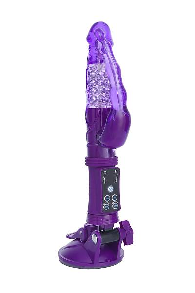 A-Toys by TOYFA  Anal-vajinal vibratr Vantuzlu A oyuncaklar, mor, 22 cm