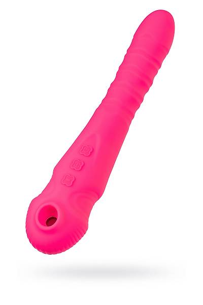 JOS COTOX Vakum uyar�ml� vibrat�r-pulsat�r, silikon, pembe, 23 cm