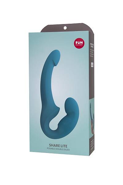 Fun Factory Anatomik Silikon i�ermeyen SHARE strapon, silikon, mor, 23 cm