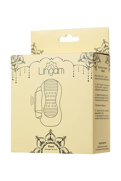 Lingam by TOYFA Masturbator gereki olmayan Khani, TPE, transparan, 9 cm