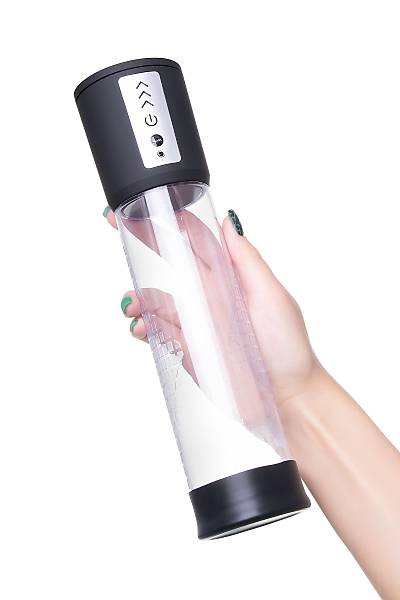 Sexus Men Expert Gunnar otomatik Penis Pompas, ABS plastik, Siyah, 28 cm