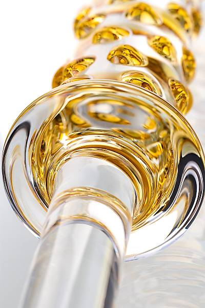 Sexus Glass �ift tarafl� yapay penis, cam, transparan, 25 cm