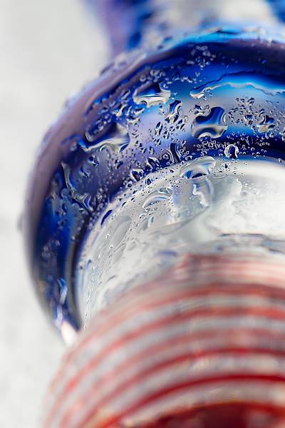 Sexus Glass �ift tarafl� yapay penis , cam, transparan, 20 cm