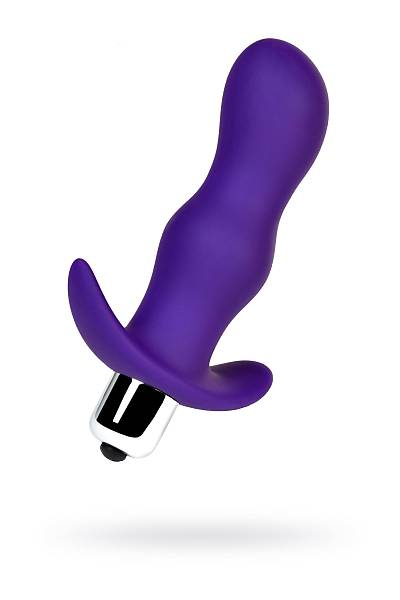 A-Toys by TOYFA S beden titreimli popo fii, silikon, mor, 11,2 cm