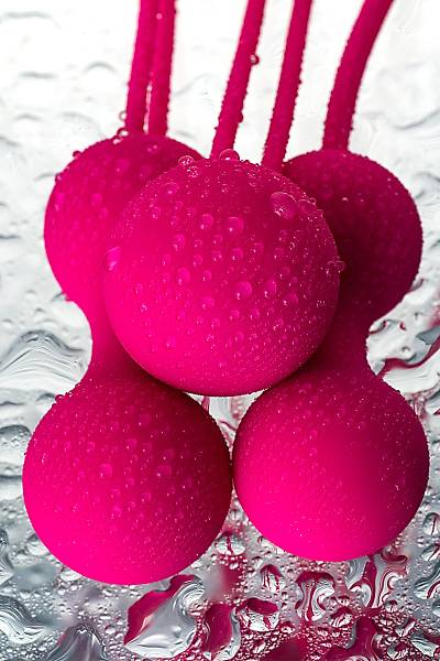 A-Toys by TOYFA Redvil vajinal toplar, silikon, pembe, 16,5 cm