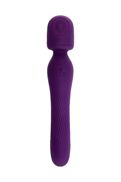 JOS 2'si 1 arada Kisom Stim�lat�r�, Silikon, Mor, 24 cm