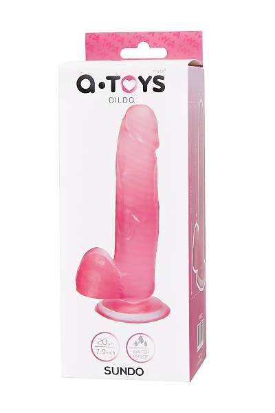 A-Toys by TOYFA Ger�ek�i yapay penis Sundo, TPE, pembe, 20 cm