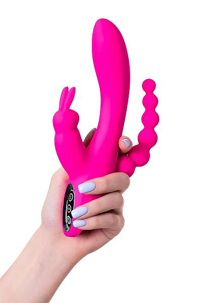 JOS SPANKY ��l� titre�im uyar�c�s�, silikon, pembe, 21 cm