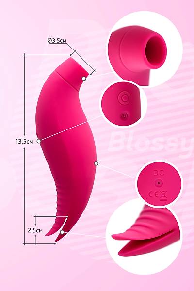 JOS Blossy �ok fonksiyonlu Klitoral Stim�lat�r�, Pembe, 13,5 cm