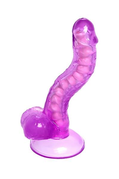 A-Toys by TOYFA Celiam taraf�ndan ger�ek�i yapay penis, TPE, mor, 20,5 cm