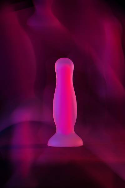 Beyond by Toyfa Karanl�kta parlayan anal k�l�f Cain Glow, Silikon, Transparan, 10 cm