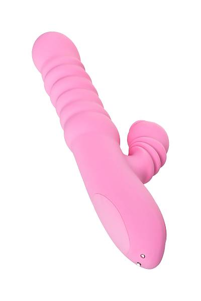 JOS Lixy Vibrat�r, Yukar� ve A�a�� Fonksiyonlu, Silikon, Pembe, 23 cm