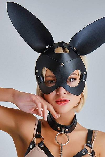 Fancy Fantezi Tav�an Maskeli Fantezi Deri Bady