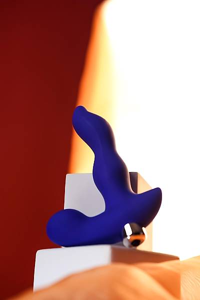 ToDo by Toyfa Stroman prostat stimlatr, silikon, mavi, 14,5 cm