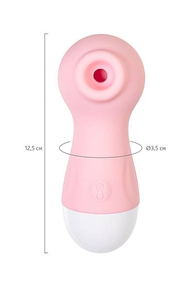 Flovetta by Toyfa Vakum dalgas� uyar�c�s�  Ixora, silikon, pembe, 9,8 cm