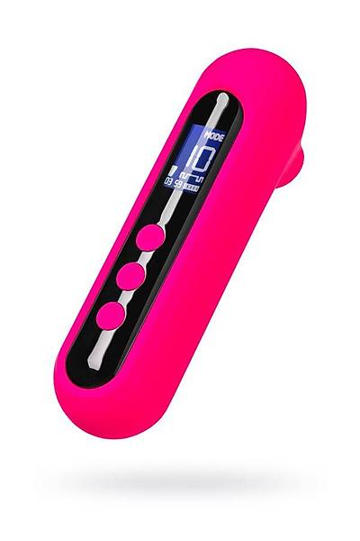 EroTeq Dijital Ekran Vakum Dalga Uyar�c�l� Molette, Silikon, Pembe, 13 cm