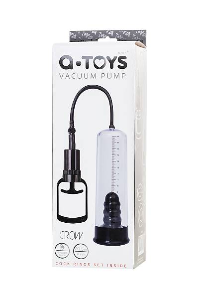 A-Toys by TOYFA penis pompas�, PVC, siyah, 20,5 cm