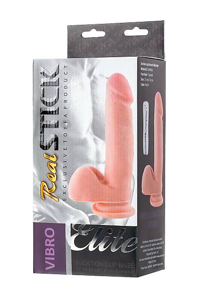 TOYFA RealStick Elite Erick Gereki Vibratr, TPR Malzeme 20 cm
