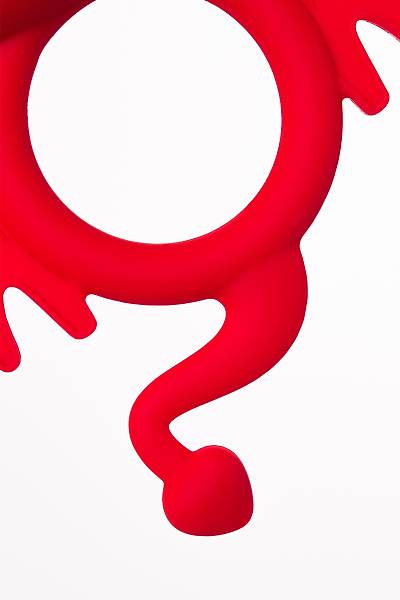 JOS SWEET DEV�L penis montaj halkas�, silikon, k�rm�z�, 8,5 cm
