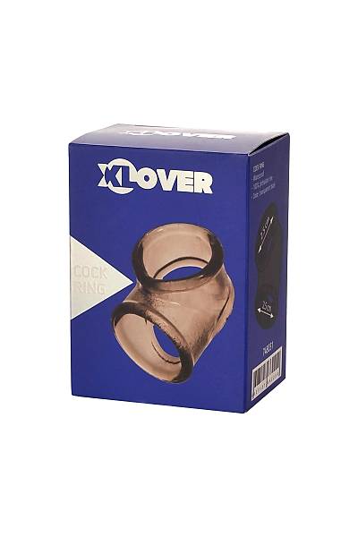 Toyfa XLover Penis Montaj Halkas�, Termoplastik Elastomer (TPE), siyah, 3,5 cm