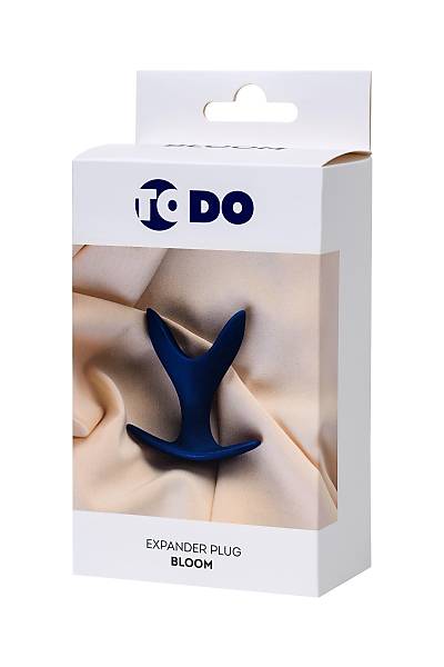 ToDo by Toyfa Bloom geni�leyen anal K�l�f, silikon, mavi, 8,5 cm, � 4,5 cm