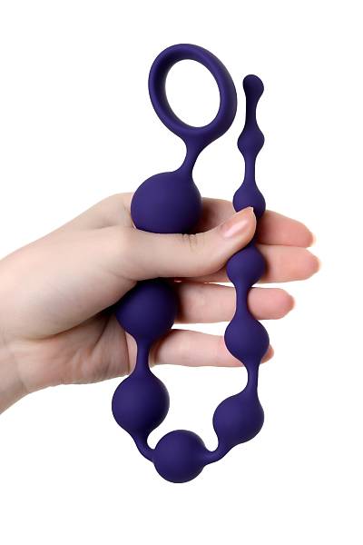 ToDo by Toyfa Grape anal Zinciri, silikon, mor, 35 cm, � 2,7 cm