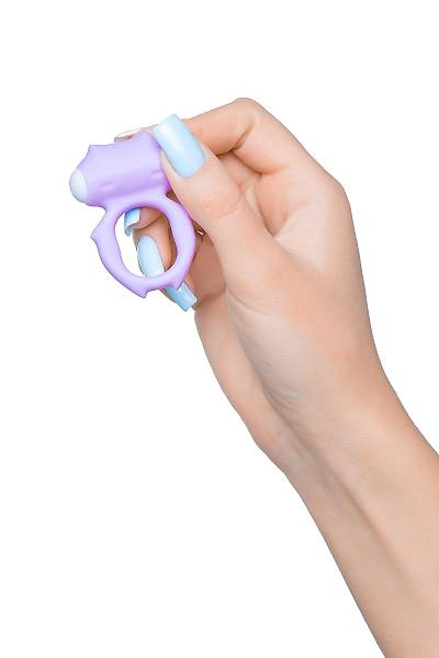 A-Toys by TOYFA Zort penis �zerindeki titre�im halkas�, silikon, mor, � 2 cm
