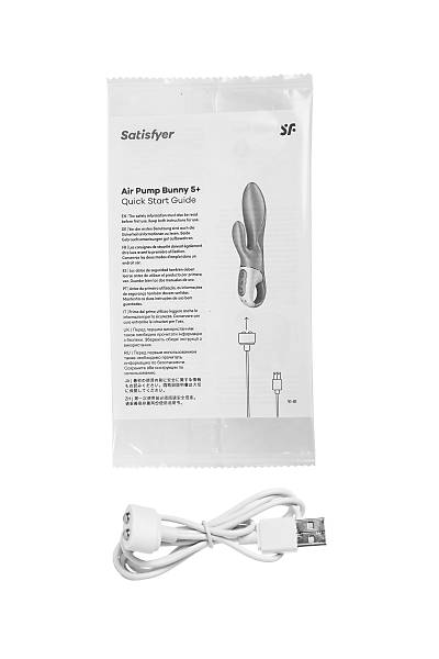 Satisfyer Air Pump Banny 5 Ger�ek�i olmayan  Vibrat�r�, Silikon, ye�il, 15 cm.