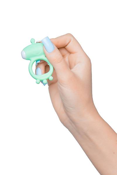 A-Toys by TOYFA Fowd penis �zerindeki titre�im halkas�, silikon, ye�il, � 2,6 cm