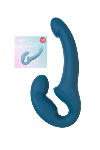 Fun Factory Anatomik Silikon i�ermeyen SHARE strapon, silikon, mor, 23 cm