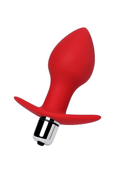 ToDo by Toyfa Glam anal vibratr, silikon, krmz, 9,7 cm,  4 cm